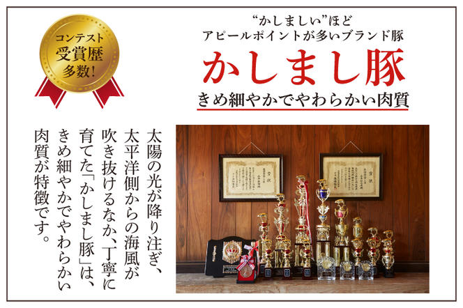 令和５年度 東京食肉市場豚枝肉共励会 最優秀賞受賞肉【かしまし豚】豚肩ロース生姜焼用スライス【ブランド豚 ロース 約1kg 大容量 茨城県 鹿嶋市】(KM-6)