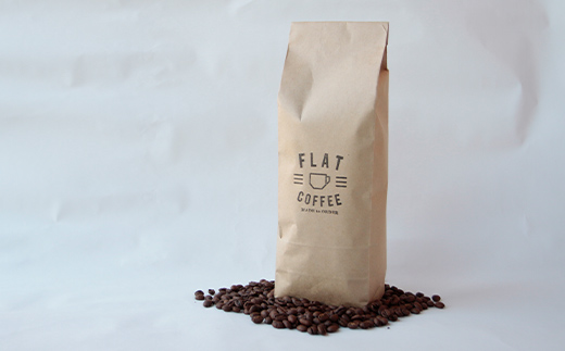 定期便 コーヒー 豆 500g×6回 マンデリン 珈琲 FLAT COFFEE 富山県 立山町 F6T-244