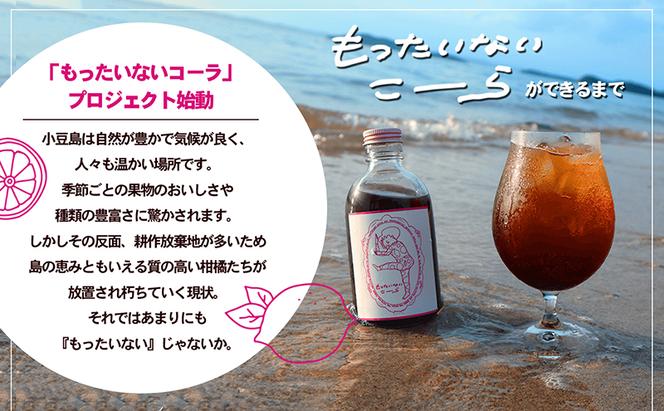 島柑橘が主役！もったいないこーら クラフトコーラシロップ 300ml×3本セット