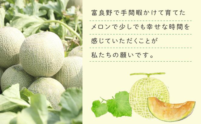 【2025年6月下旬～発送】ふらの 赤肉 メロン 3玉入 約1.7kg～2kg 北海道 富良野市 (相馬農園) メロン フルーツ 果物 新鮮 甘い 贈り物 ギフト 道産 ジューシー おやつ ふらの ブランド 夏 