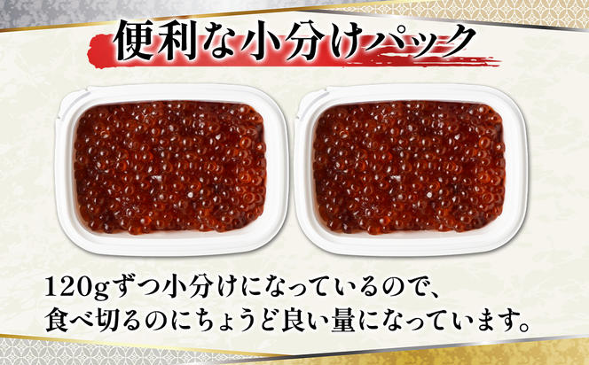 【丸鮮道場水産】お試し 鮭っ子しょうゆ味 120g×2個 いくら イクラ 筋子 すじこ