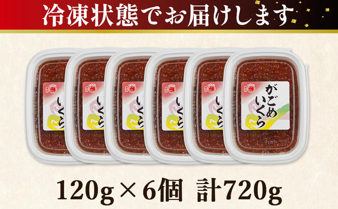 【丸鮮道場水産】北海道産 がごめいくら 120g×6個