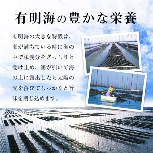 海苔 福岡有明のり 有明海産 焼き海苔 ボトル 4本 (10切100枚×4本 計400枚) のり 焼海苔 海藻