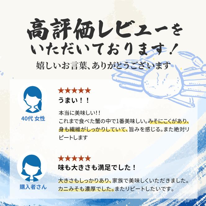 【年明け出荷】茹で越前ガニ【期間限定】 約700g以上×1杯 茹でガニ 蟹 かに 越前がに 越前ガニ ズワイガニ ずわい蟹 ずわいがに ボイルガニ 魚介 魚介類 海鮮 福井県 福井