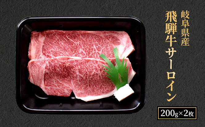 飛騨牛 牛肉 肉 ステーキ サーロイン 400g 200g×2枚 A5 和牛 【岐阜県瑞穂市】