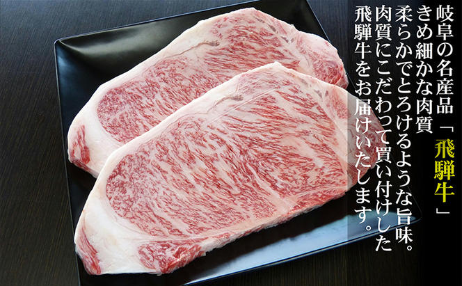 【定期便3ヶ月】牛肉 飛騨牛 サーロイン ステーキ セット 600g（1枚 約300g×2枚） 黒毛和牛 A5 美味しい お肉 牛 肉 和牛 サーロインステーキ 【岐阜県瑞穂市】