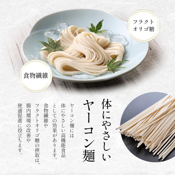 小豆島手延べヤーコン麺 160g×9袋 手延べ そうめん 素麺 小豆島 土庄町 麺 ヤーコン ヤーコンめん