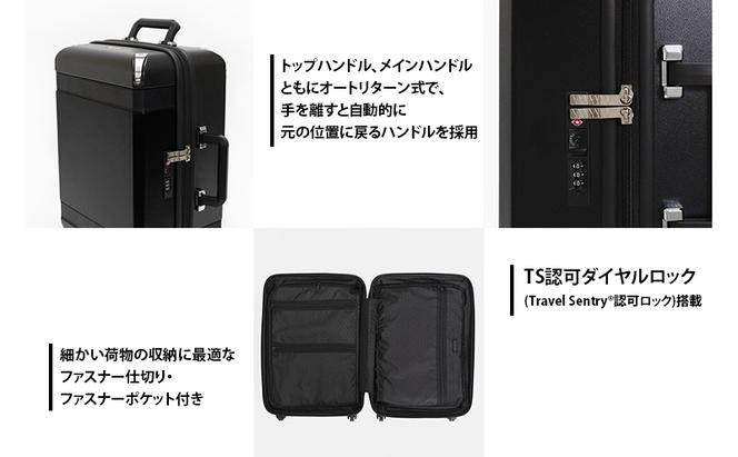 Trunkレザーバンドハードスーツケース_No.5800277 ブラック 62L キャリーバッグ 旅行バッグ 旅行 海外旅行 旅行用品 日本製