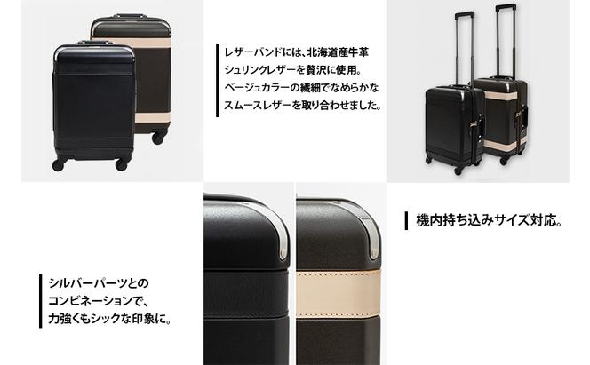 Trunkレザーバンドハードスーツケース_No.5800277 ブラック 62L キャリーバッグ 旅行バッグ 旅行 海外旅行 旅行用品 日本製