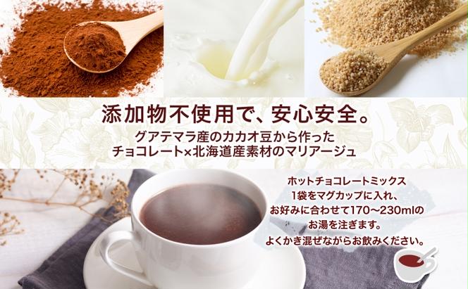 北海道 ホットチョコレートミックス 10袋 10杯 セット ホットチョコレート チョコレート チョコ ココア ホットドリンク 個包装 人気 グルメ お取り寄せ ギフト プレゼント 贈答品 冷蔵 お取り寄せ 送料無料 倶知安町