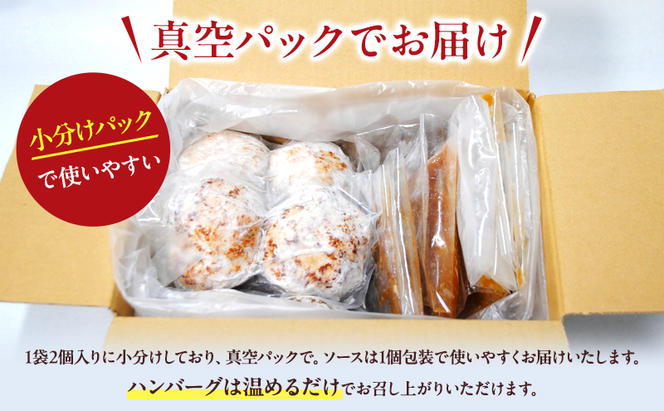 京都府 南丹市産 ポークハンバーグ10個入り（ 調理済み ・ 冷凍食品 ） ハンバーグ 豚  ポーク シャリアピン 真空パック 温めるだけ 南丹市