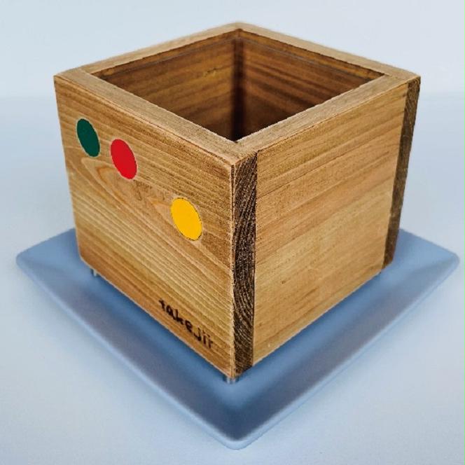 インテリア ART BOX GREEN / 001(〇） アートボックス 観葉植物 多肉植物 岡山 赤磐市 takejii craft