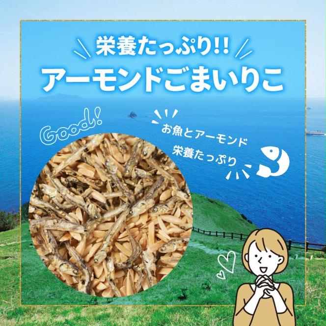 アーモンドごまいりこ 3袋 1,260g（420g×3） 伊予乃国 アーモンド いりこ おつまみ おやつ 父の日 母の日 こどもの日 敬老の日 プレゼント カルシウム 魚 愛媛県 愛南町