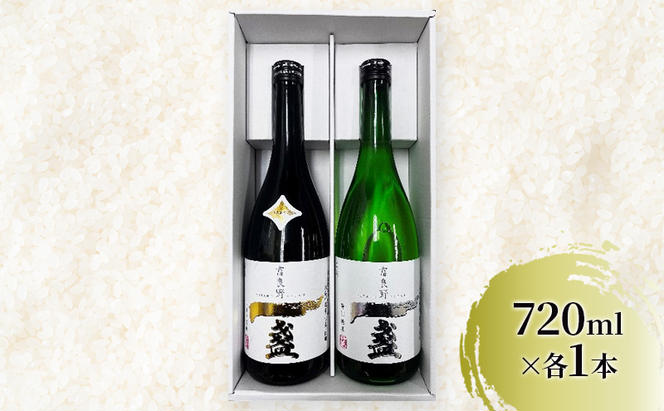 【富良野市産米使用】一盞「純米大吟醸・特別純米」720ml 飲み比べ 2本 セット  日本酒 酒 純米 富良野 ふらの ギフト 送料無料 