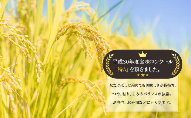 3カ月定期便 北海道 留萌管内産 ななつぼし 6kg（3kg×2袋）米