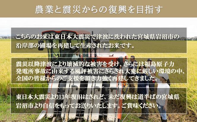 定期便 3回 (3か月間定期便) 令和6年度 宮城県産 ひとめぼれ 5kg お米 こめ コメ