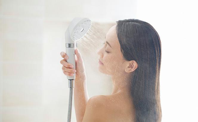 シャワーヘッド SH-M01-W シェルホワイト アイリスオーヤマ ウルトラファインバブル シャワー MiCOLA ミコラ MiCOLA ファインバブル 超微細泡 美肌ケア 洗顔 毛穴 洗浄 バブル シルキーバス 止水機能付き 新生活 アイリスオーヤマ