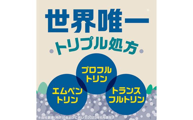 虫よけネットEX カートリッジ1年 取替用3個 虫よけ 虫対策 虫に効く侵入防止 屋外 吊り下げ 1年