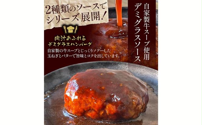 肉汁あふれるハンバーグ2種6個セット（デミグラス＆和風）　日ハム 冷凍 個食 使い切り 