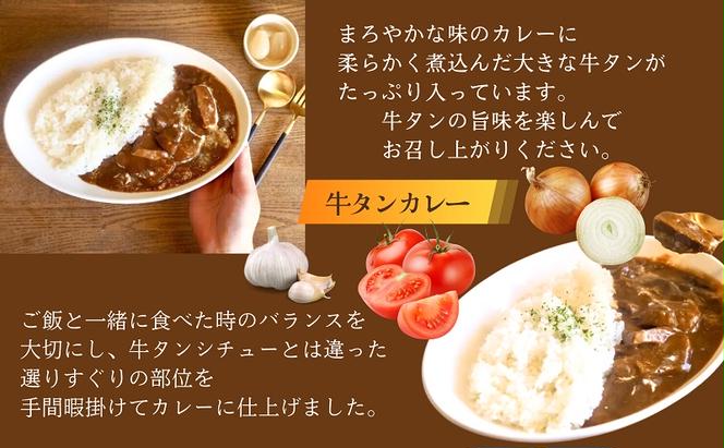 ぶつぎりたんちゃん名物料理！牛たんニコニコセット（牛タンシチュー×2袋・牛タンカレー×2袋） 惣菜冷凍食品