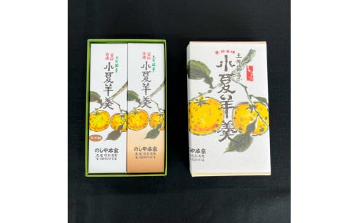 小夏羊かん 2本入り（小豆餡・てぼ餡 各1本）羊羹 ようかん 和菓子 お菓子 おかし おやつ スイーツ こなつ あずき 土佐銘菓 プレゼント 贈答 手土産 食品 お取り寄せ