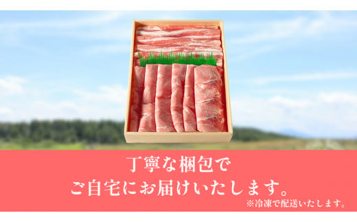 豚 しゃぶしゃぶ セット 800g ( ロース・バラ各400g ) 冷凍 国産 ブランド豚 豚肉 ロース バラ ミーナポーク 鍋 しゃぶしゃぶ セット 詰め合わせ お好み焼き 鉄板焼 煮物 家庭用 贈答用 プレゼント 愛知県 南知多町 【2024県知事賞 受賞！】