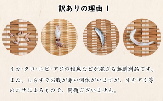 しらす 500g ～ 4kg 訳あり 冷凍 ちりめん かちり しらす干し 減塩 極み ごはん 丼 パスタ チャーハン サラダ 魚 料理 山庄 愛知県 南知多町 師崎