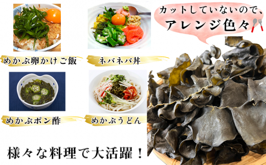 岬だよりのコリコリ食感・粘り抜群の乾燥めかぶ　120g×10袋