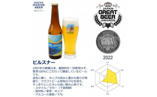 知多マリンビール 6本セット (ピルスナー・セッションIPA 各3本) クラフトビール