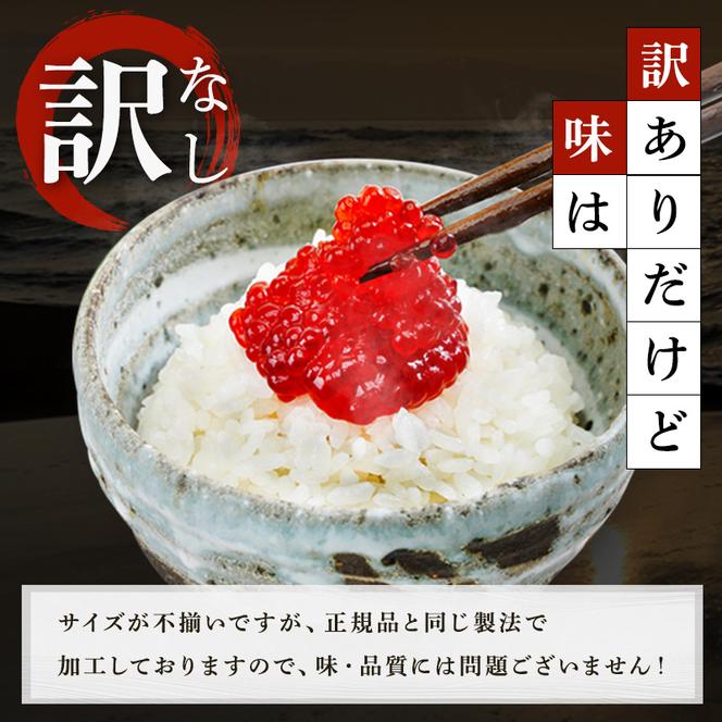 魚卵 定期便 3ヵ月 すじこ 訳あり 北海道 紅鮭 筋子 醤油 漬け 500g (250g×2個入) 加藤水産 ひとくちカット 不揃い 小分け つまみ おつまみ ごはんのお供 惣菜 おかず 珍味 海鮮 海産物 海の幸 魚介 魚介類 鮭 いくら イクラ 訳アリ わけあり