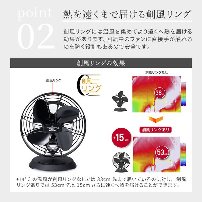 アラジン  ストーブファン 節電 電源不要 アラジンストーブ 防寒 空気循環 ストーブ 送風 送風機 アラジンストーブ専用 暖房 暖房器具 ファン 電化製品 季節家電 家電 BF-FAN02 節約 冬 キャンプ 防災　