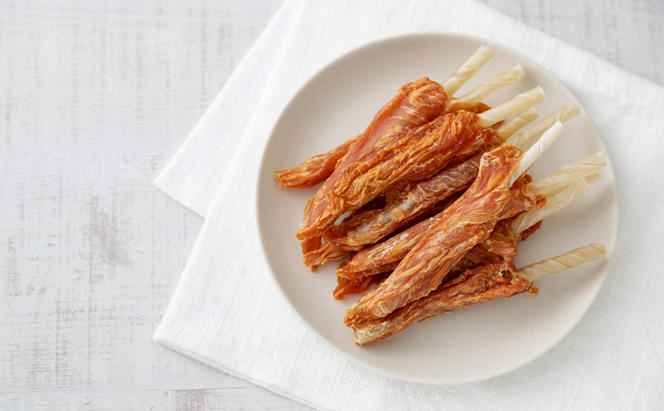 ペット 犬 ジャーキー まるごと肉巻きジャーキーガム P-IJ-GT11 アイリスオーヤマ ソフト おやつ ささみ ガム 牛皮 無着色 まるごと肉巻き 子犬 シニア