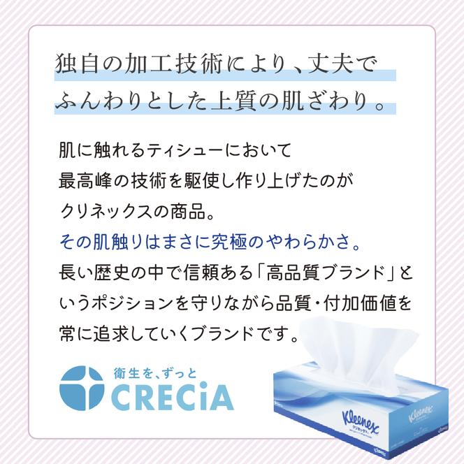 【2ヶ月連続定期便】ティッシュペーパー クリネックスティシュー 60箱 360枚（180組）5箱×12パック入り 日用品 消耗品 丈夫 ふんわり ボックスティッシュ リビング 寝室 社内 