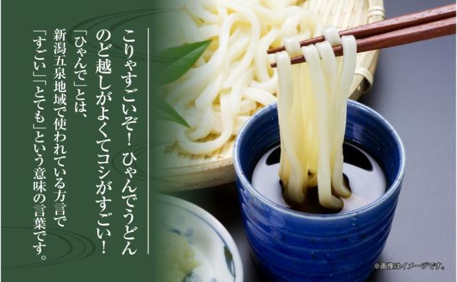 ひゃんで うどん 600g 4袋 24人前 饂飩 ウドン 干しうどん ざるうどん かけうどん ファミリー 麺 乾めん 自家用 お中元 お歳暮 お取り寄せ 備蓄 保存 便利 ギフト 越後 魚沼 常温 松代そば善屋 新潟県 十日町市