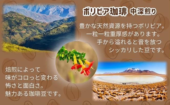 50度お湯洗い焙煎豆　ボリビア珈琲 中深煎り