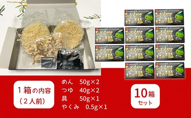 あぶらかすにゅう麺 ～KASUYA特製秘伝のだし付き～ 10個セット そうめん にゅうめん 小豆島 手延べ 素麵 つゆ付き 国産小麦 20人前