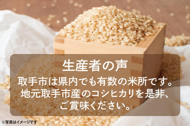 【11月中旬より順次発送】【令和6年度産】取手市産 コシヒカリ 玄米30kg | 米 玄米 こしひかり JA 茨城県 取手市 （AR003）