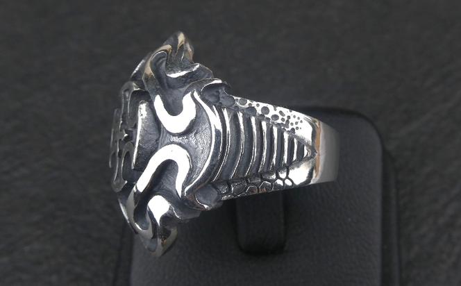 Double iron cross ring ダブル アイアン クロス リング ｜ リング 指輪 シルバーリング シルバー シルバー925 ハンドメイド 手作り ゆびわ りんぐ アクセサリー 十字架 モチーフ 925 選べる サイズ ジュエリー アクセ ファッション 人気 シンプル ギフト プレゼント 年末年始 お中元 お歳暮 内祝い 快気祝い