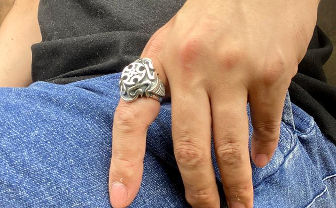 Double iron cross ring ダブル アイアン クロス リング ｜ リング 指輪 シルバーリング シルバー シルバー925 ハンドメイド 手作り ゆびわ りんぐ アクセサリー 十字架 モチーフ 925 選べる サイズ ジュエリー アクセ ファッション 人気 シンプル ギフト プレゼント 年末年始 お中元 お歳暮 内祝い 快気祝い