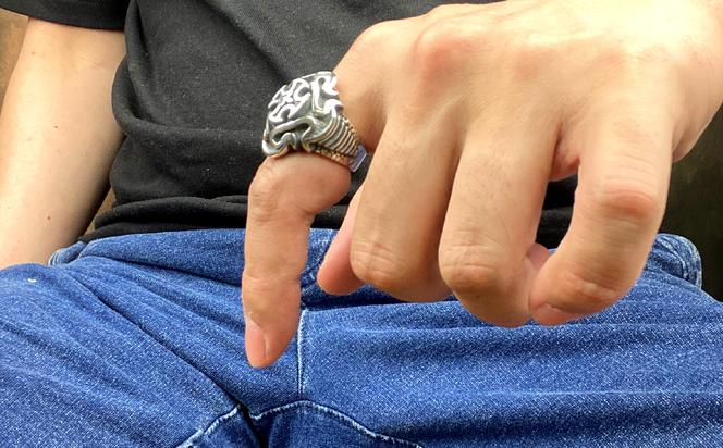 Double iron cross ring ダブル アイアン クロス リング ｜ リング 指輪 シルバーリング シルバー シルバー925 ハンドメイド 手作り ゆびわ りんぐ アクセサリー 十字架 モチーフ 925 選べる サイズ ジュエリー アクセ ファッション 人気 シンプル ギフト プレゼント 年末年始 お中元 お歳暮 内祝い 快気祝い