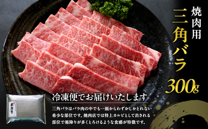 牛肉 飛騨牛 焼肉 希少部位 三角バラ 300g 黒毛和牛 A5 美味しい お肉 牛 肉 和牛 焼き肉 BBQ バーベキュー 【岐阜県瑞穂市】