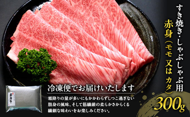 牛肉 飛騨牛 すき焼き しゃぶしゃぶ セット 赤身 モモ 又は カタ 300g 黒毛和牛 A5 美味しい お肉 牛 肉 和牛 すき焼き肉 すきやき すき焼肉 しゃぶしゃぶ肉 【岐阜県瑞穂市】