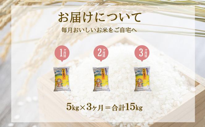 【3ヶ月定期便】新米 令和6年産 えびの産 ひのひかり 5kg×3ヶ月 合計 15kg 定期便 米 お米 白米 ヒノヒカリ おにぎり お弁当 九州 宮崎県 特選米 冷めても美味しい 送料無料