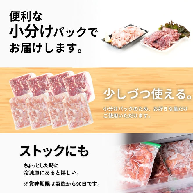 牛ハラミ肉と鶏ハラミ肉の食べ比べセット2.2kg