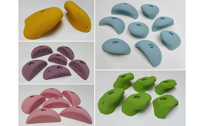 クライミングホールド・入門セット クライミング 遊び 子供 トレーニング リサイクル素材 耐久 環境保護