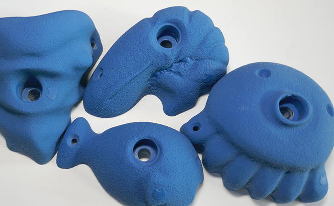 クライミングホールド・海の生き物セット クライミング 遊び 子供 トレーニング リサイクル素材 耐久 環境保護