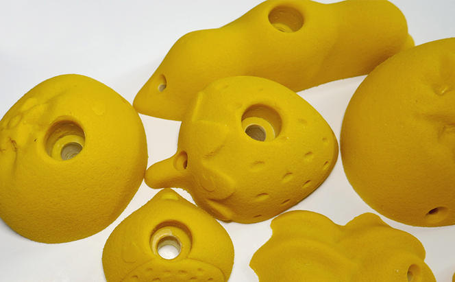 クライミングホールド・食べ物セット クライミング 遊び 子供 トレーニング リサイクル素材 耐久 環境保護