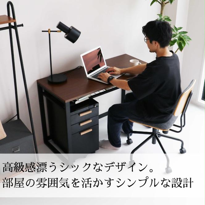 ワークデスク Work Desk Trance グレー リモートワーク 在宅 テレワーク パソコンデスク 学習机 ワークデスク 引き出し付き  収納 家具 インテリア  サイドテーブル デスク 机 テーブル 市場家具 インテリア  いちば イチバ ICHIBA koti