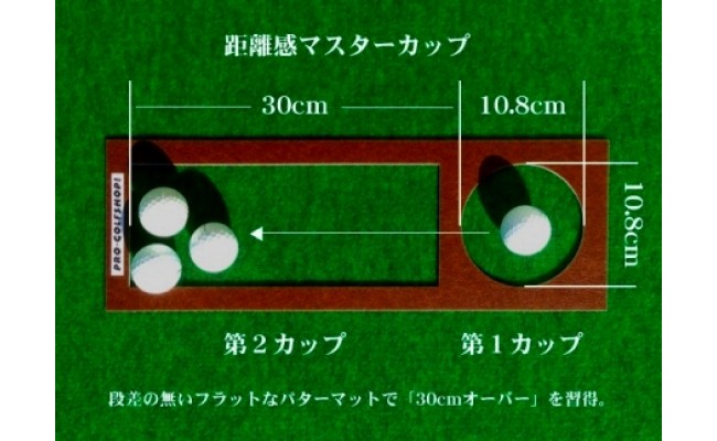 【CF-R5tka】PGS104　ゴルフ練習用・最高速EXPERTパターマット45cm×5mと練習用具（距離感マスターカップ、まっすぐぱっと、トレーニングリング付き）（土佐カントリークラブオリジナル仕様）【TOSACC2019】〈高知市共通返礼品〉