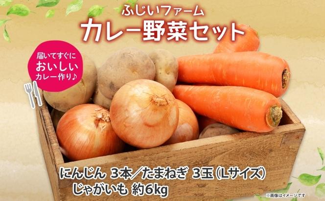 北海道産 カレー 野菜 セット じゃがいも とうや 北あかり 玉ねぎ 人参 ジャガイモ 馬鈴薯 ポテト 玉葱 タマネギ ニンジン 先行受付 産地直送 野菜 農作物 ふじいファーム  送料無料